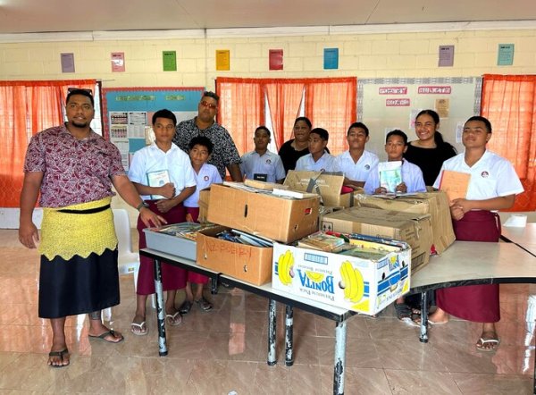 Donation to Hillard Memorial School